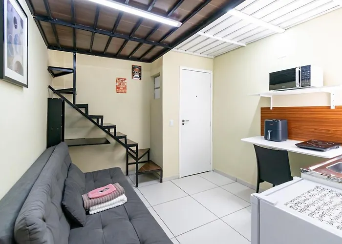 45 Loft Duplo - Loft Perto Do Metro Jabaguara Com Estacionamento